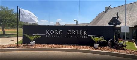 Vacant Land Residential For Sale in Koro Creek Golf Estate