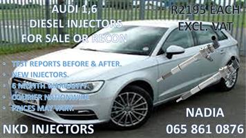 DIESEL INJECTORS FOR SLAE FOR AUDI 1.6