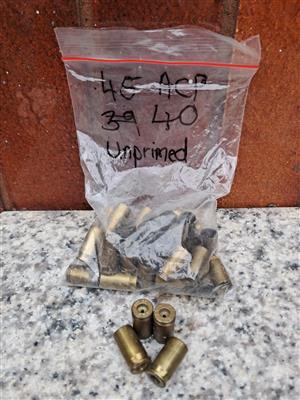 .45 ACP PMP once fired Cases, Quantity 144 - Courier is for Buyer's account or 