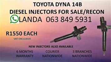 TOYOTA DYNA 14B NEW AND RECON DIESEL INJECTORS 