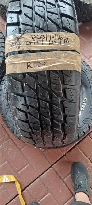 2x Giti 4x4 AT Tyres As New
