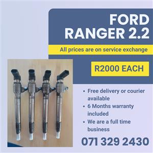 FORD RANGER 2.2 INJECTORS FOR SALE WITH WARRANTY INCLUDED 