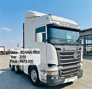2015 - SCANIA R500 v8 Double Axle Truck now on sale - Excellent Condition