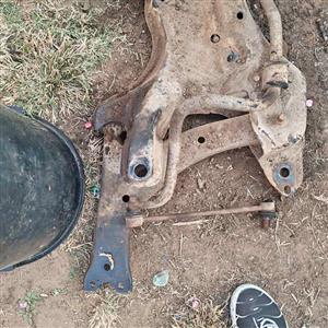 Toyota runX / corrola  Sub frame with control arms as is 1k  Control arms alone