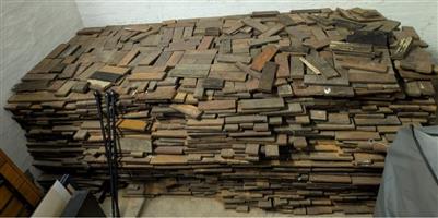 Reclaimed Hardwood Parquet Flooring - approx 112m2