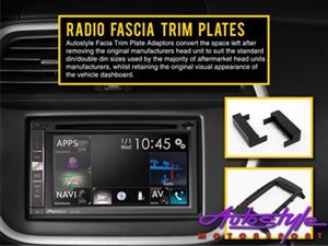 Radio Fascia Trim Plate for Toyota Rav 4 2013 to 2018 (D-Din)