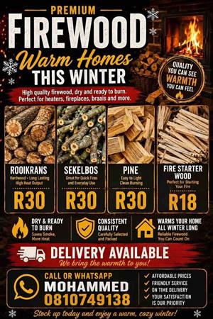 Firewood 8kg Bags