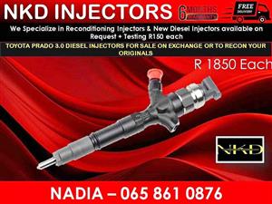 Toyota Prado 3.0 diesel injectors for sale