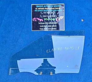 Hyundai Elantra J1 Left Front Door Window Glass