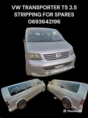 VW TRANSPORTER T5 2.5 STRIPPING FOR SPARES