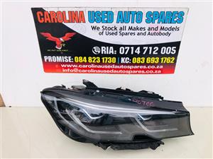 BMW 3 series G20 G21 right side smoked LED Laser headlight