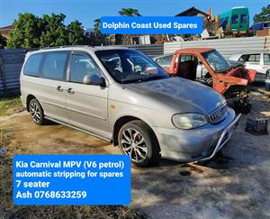 Kia Carnival MPV stripping for spares