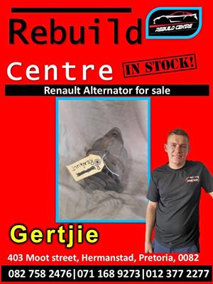 RENAULT ALTERNATOR FOR SALE