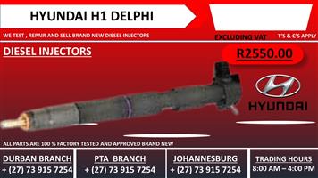 Hyundai H1 Delphi Diesel Injectors 