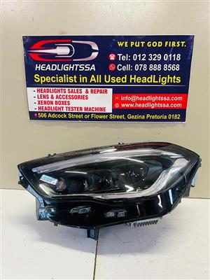 Mercedes Benz W247 B-class left side LED multi-beam headlight 