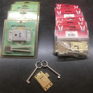 Built-in Bedroom Cupboard Locks with keys