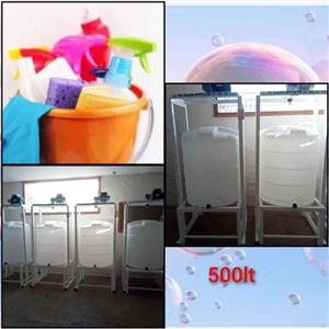 500lt DETERGENT MIXING MACHINES,INCLUDING FORMULATION BOOKLET