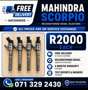 MAHINDRA SCORPIO INJECTORS FOR SALE WITH WARRANTY INCLUDED 
