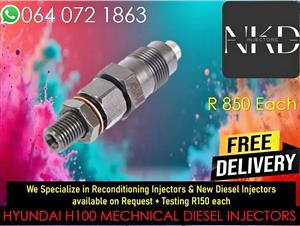 HYUNDAI H100 DIESEL IJECTORS FOR SALE OR TO RECON