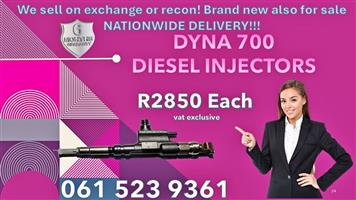 DYNA 700 DIESEL INJECTORS ON EXCHANGE OR RECON