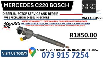 Mercedes C220 Bosch Diesel Injectors 