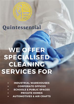 Specialized cleaning and disinfecting services