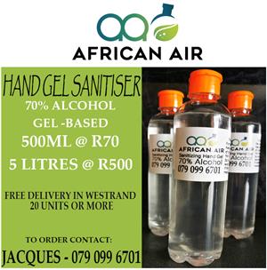 African Air gel sanitizer