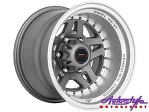 15″ A-Line Explorer 6/139 Charcoal Grey Alloy Wheels