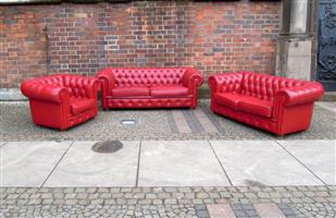Sale 3 2 1 Chesterfield Lounge Suite Bonded Leather Material
