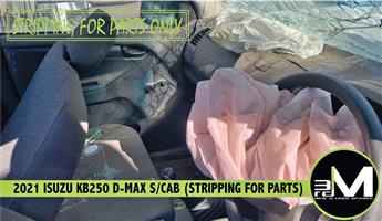 2021 ISUZU KB250 D-MAX S/CAB (STRIPPING FOR PARTS)