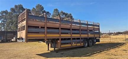 1995 - 12,5 Meters Livestock Trailer | Double Axle | Cash Deal