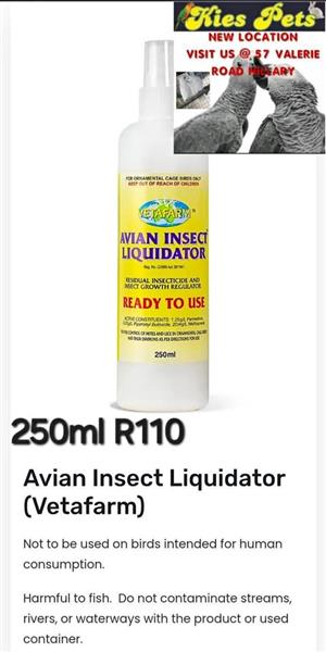 Avian insect liquidator