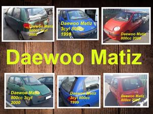 Daewoo Matiz spares for sale.