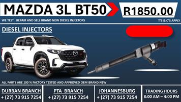 Mazda 3.0L BT50 Diesel Injectors 