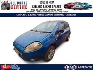 Fiat Punto 1.4 2009 petrol manual Stripping for Spares