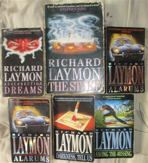 Horror Books x6 by Richard laymon