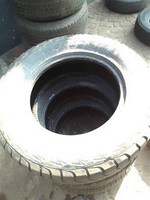 Tyers size 265/65/17 still in good condition for sale