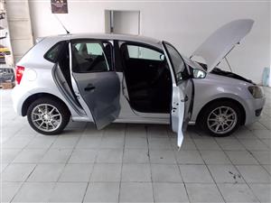 2013 VW POLO6 1.6 TRENDLINE MANUAL SILVER COLOR PETROL 93.000KM 