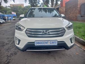 2016 Hyundai Creta SUV. Engine Capacity 1.6 Petrol, Manual, White Color, Mileage 107000km,