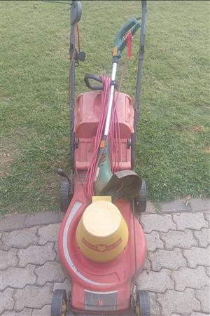 Trimtech edge cutter and wolf lawnmower