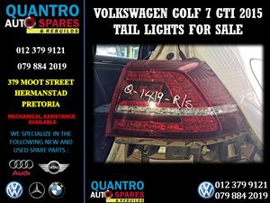 Volkswagen Golf 7 GTI 2015 Tail Lights