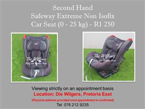 Second Hand Safeway Extreme Non Isofix Car Seat (0 - 25 kg)