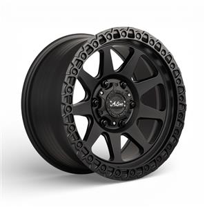 17″ A-Line Arizona 6/139 Satin Black Flow Forming Alloy Wheels