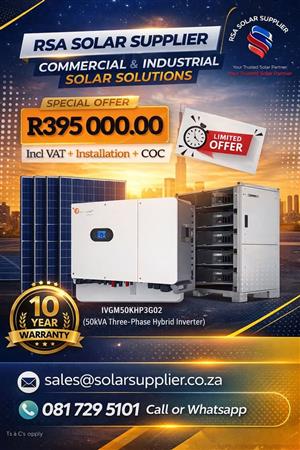 50Kw solar system