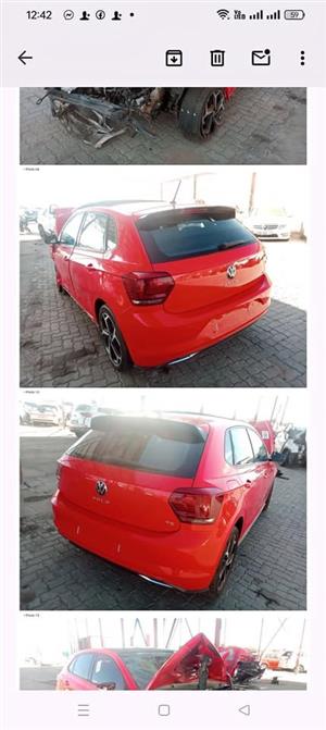 2021 polo 8 tsi r line code 3 STRIPPING FOR SPARES