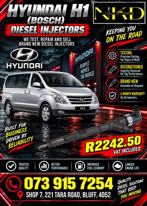 Hyundai H1 Bosch Diesel Injectors 