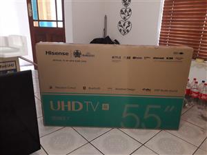 Brand new (in box ) 55 inch Hisense UHD Smart tv for sale