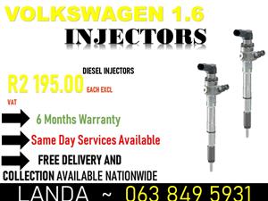 VOLKSWAGEN 1.6 INJECTORS 