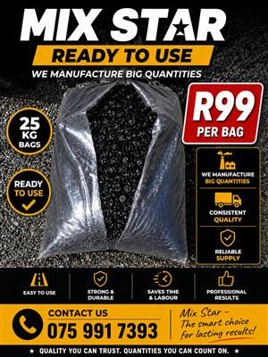 Asphalt Cold mix Tar ( Ready to use)