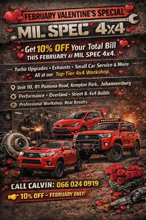 Milspec 4x4  Accessories